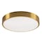 Afx Octavia - LED Flush Mount - 14" - Satin Brass Finish - White Acrylic OTVF1425LAJD1SB - alternate 1